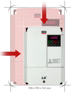 ls inverter s100 dimension