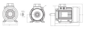 chima electromotor dimension